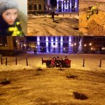 Meitenes pa nakti sastādījušas pie Rīgas domes sveicienus Ušakovam